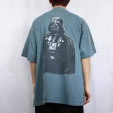 画像4: 90's STARWARS USA製 "DARTH VADER" Calvin Klein パロディプリントTシャツ XL (4)