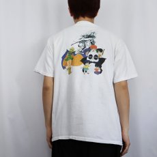 画像3: 90's Davis Anime Club アニメキャラクタープリントTシャツ L (3)