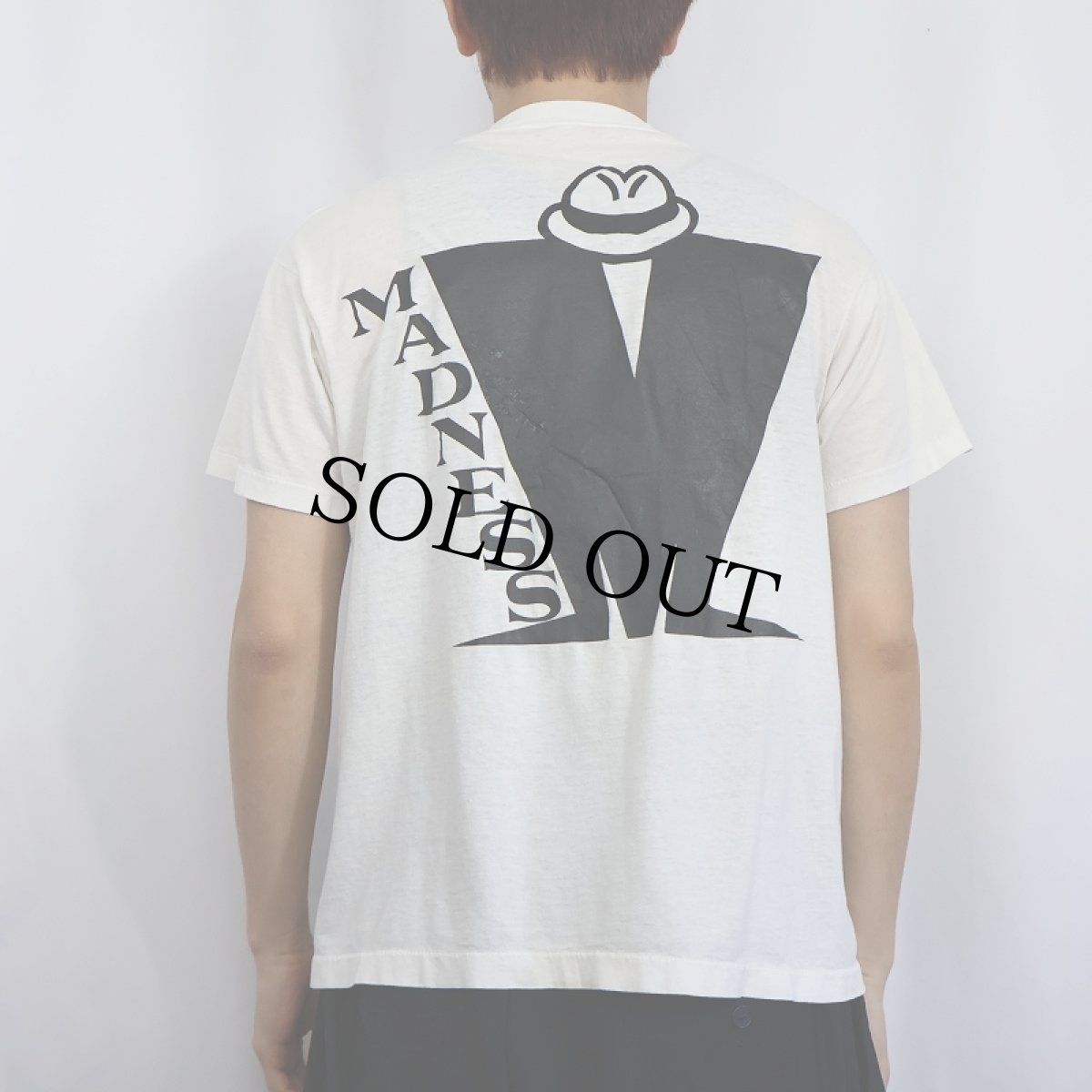 画像4: 80's MADNESS USA製 スカバンド プリントTシャツ XL (4)