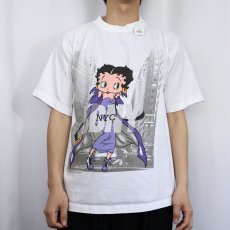 画像2: 90's Betty Boop USA製 DKNYパロディプリントTシャツ L (2)
