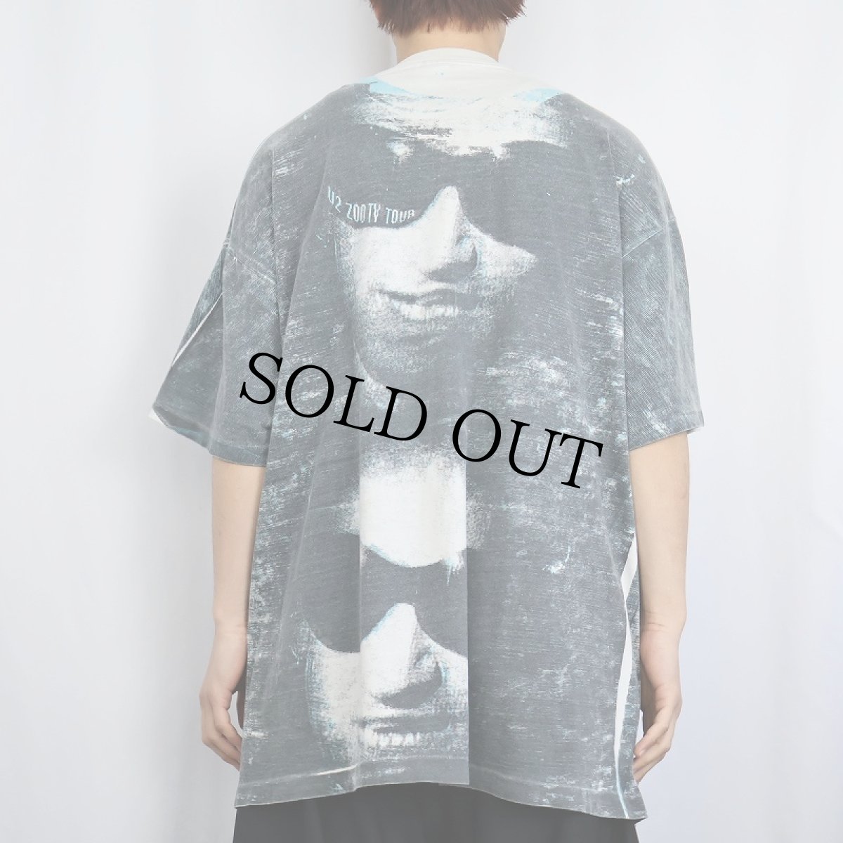 画像3: 90's U2 "ZOO TV TOUR" ロックバンド 大判プリントTシャツ XXL (3)