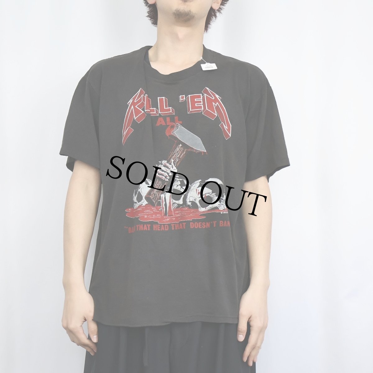画像2: 90's METALLICA "KILL'EM ALL TEE" ロックバンド プリントTシャツ (2)