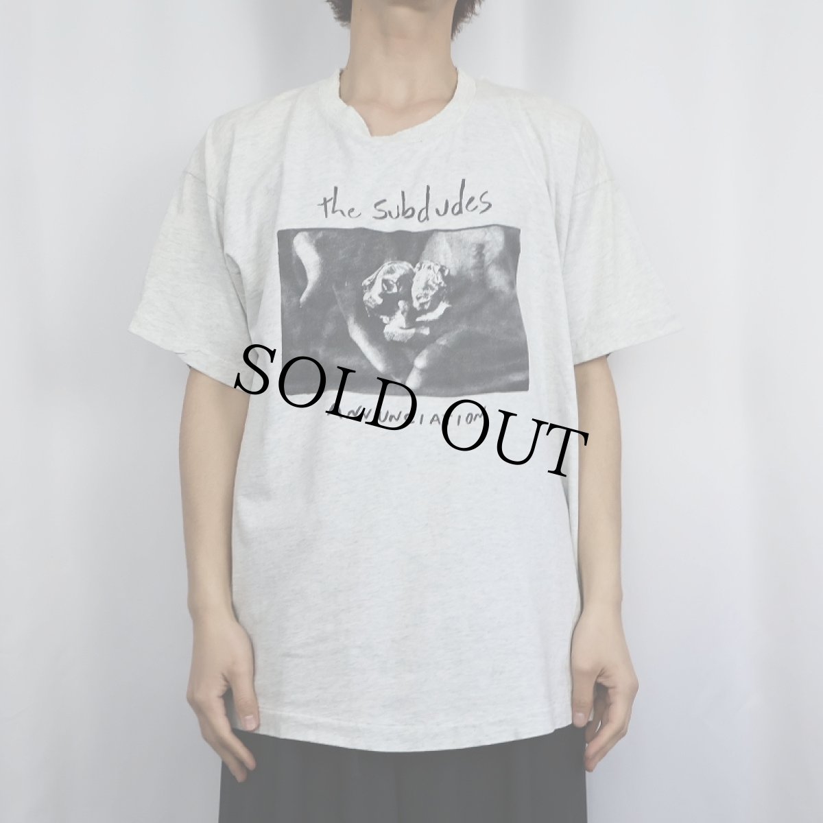 画像2: 90's The Subdudes USA製 "Annunciation" ルーツロックグループ プリントTシャツ XL (2)