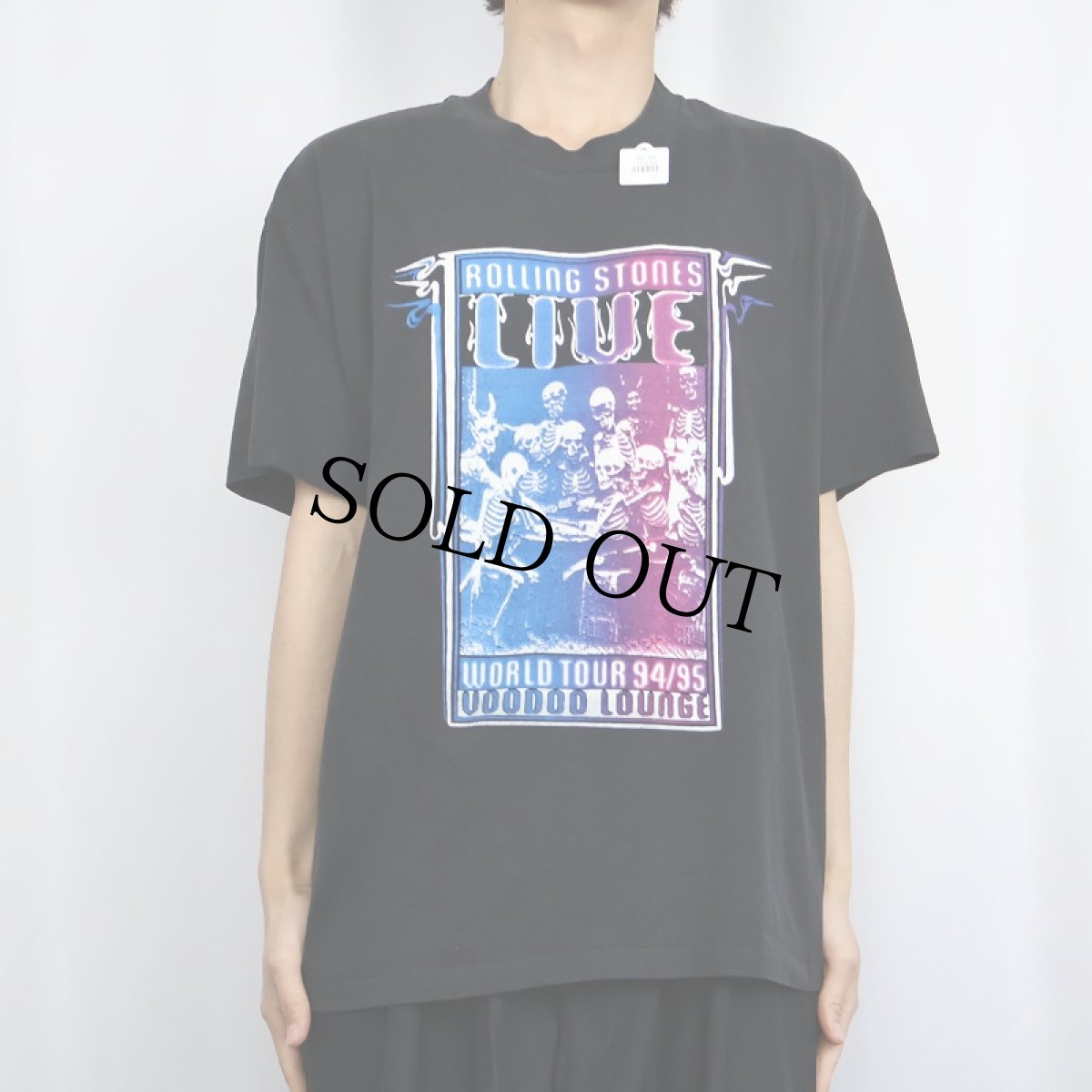 画像2: 90's The Rolling Stones "VOODOO LOUNGE TOUR 94/95" ロックバンドプリントTシャツ L (2)