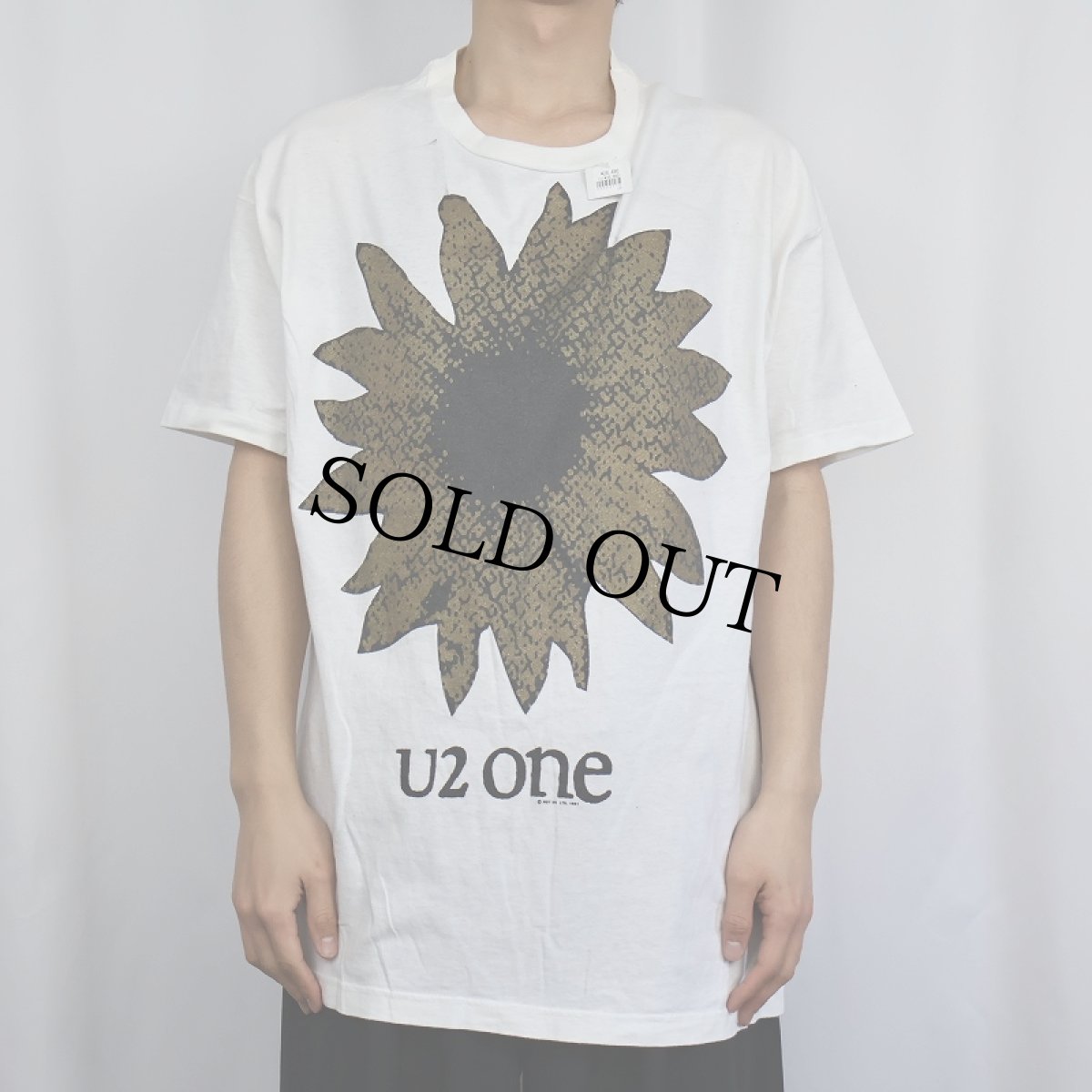 画像3: 90's U2 "ONE" ロックバンドプリントTシャツ XL (3)