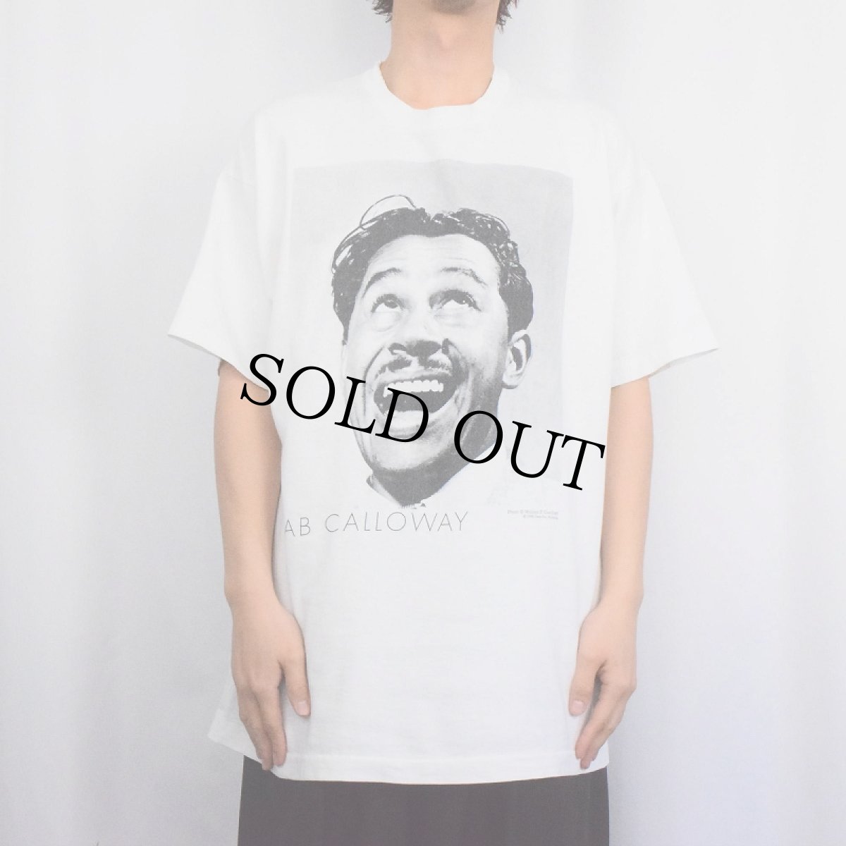画像2: 90's Gear Inc. William P. Gottlieb USA製 "CAB CALLOWAY" ジャズシンガー フォトプリントTシャツ XL (2)