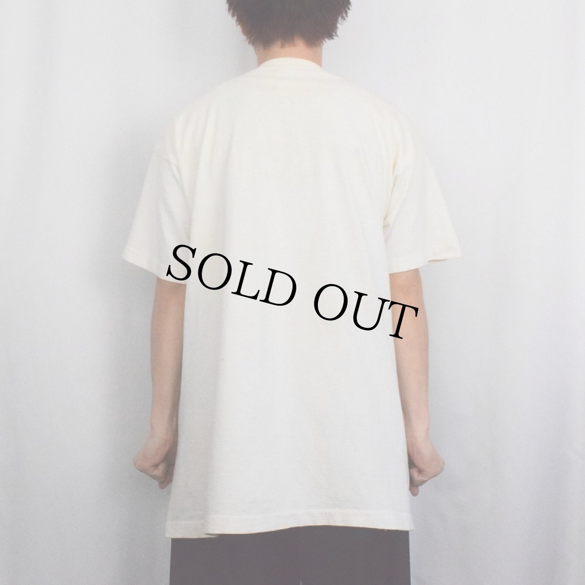 画像3: 90's USA製 GRANT ハンドペイント アートTシャツ XL (3)