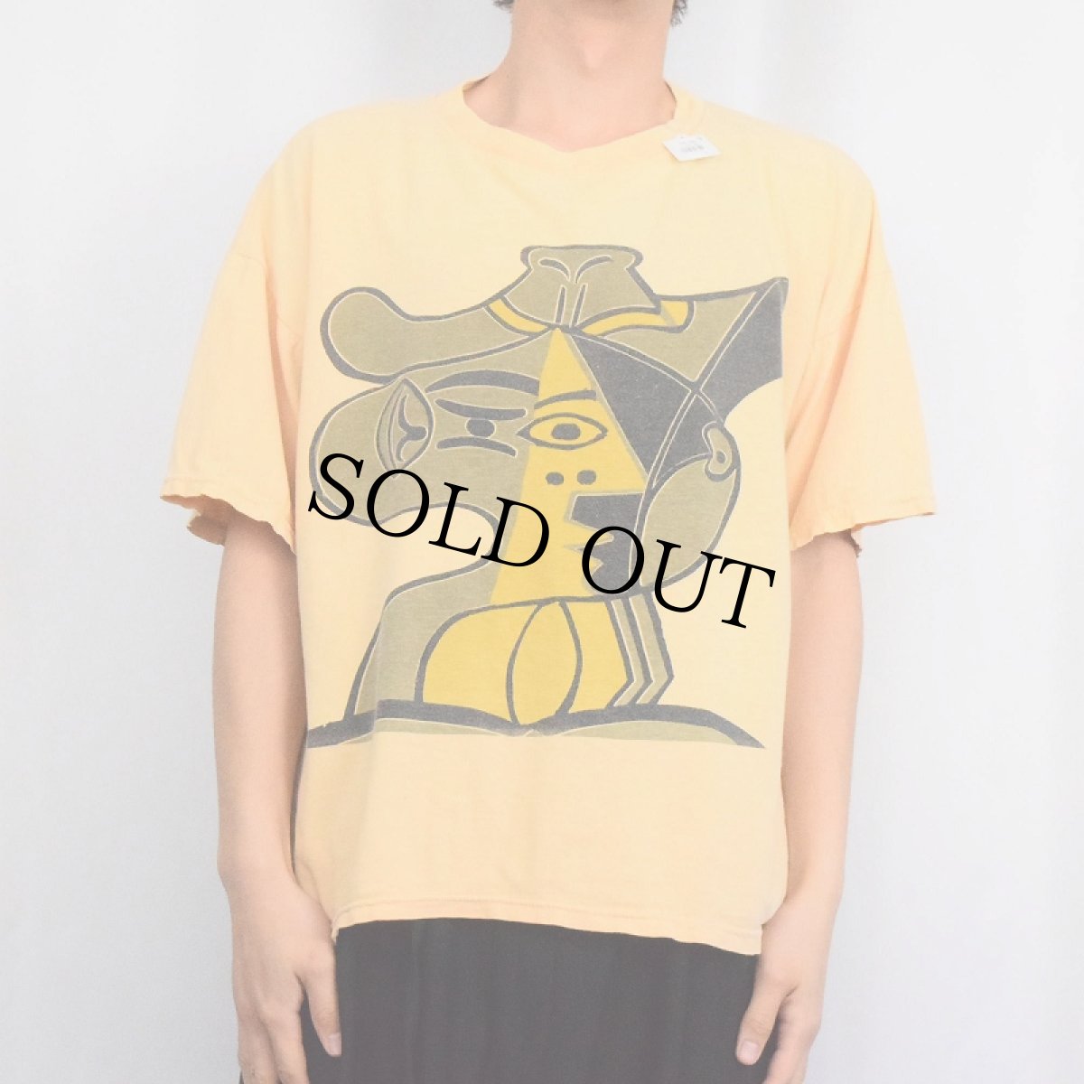 画像2: 90's Pablo Picasso アートプリントTシャツ (2)