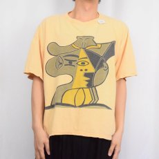 画像2: 90's Pablo Picasso アートプリントTシャツ (2)