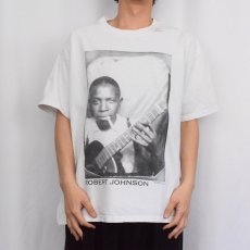 画像2: 90〜2000's  Gear Inc. Robert Johnson ミュージシャンプリントTシャツ (2)