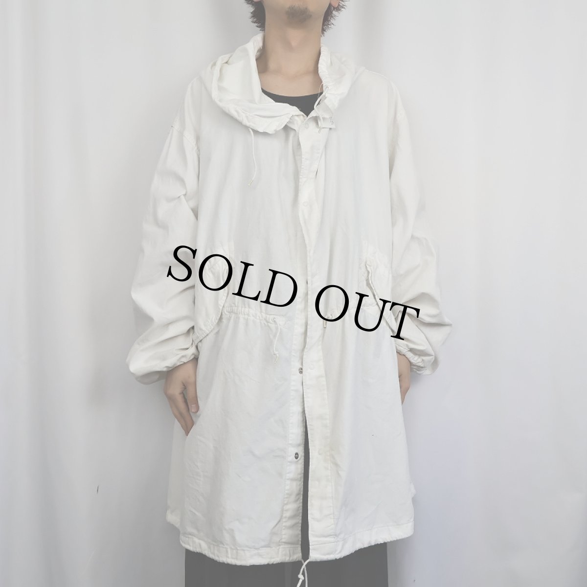 画像2: 50's U.S.ARMY M-1950 PARKA, FIELD, OVERWHITE MEDIUM (2)