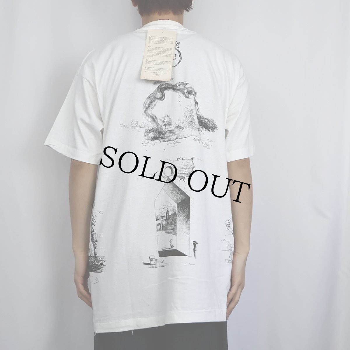 画像3: 90's SALVADOR DALI USA製 マルチプリント アートTシャツ DEADSTOCK XL (3)