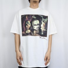 画像2: 90's SALVADOR DALI USA製 "Old age, adolescence, infancy" アートプリントTシャツ DEADSTOCK XL (2)
