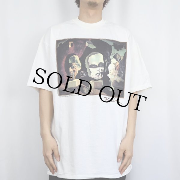 ダリ　Tシャツ　90s USA製 デッドストック デッドストック 90s Salvador Dali マルチプリント Tシャツ XL