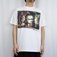 画像2: 90's SALVADOR DALI USA製 "Old age, adolescence, infancy" アートプリントTシャツ MINT CONDITION L (2)