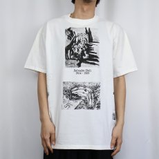 画像2: 90's SALVADOR DALI USA製 マルチプリント アートTシャツ DEADSTOCK L (2)