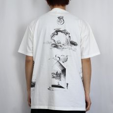 画像3: 90's SALVADOR DALI USA製 マルチプリント アートTシャツ DEADSTOCK L (3)