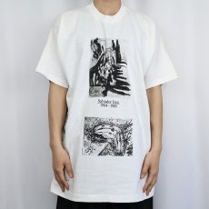 画像2: 90's SALVADOR DALI USA製 マルチプリント アートTシャツ DEADSTOCK XL (2)