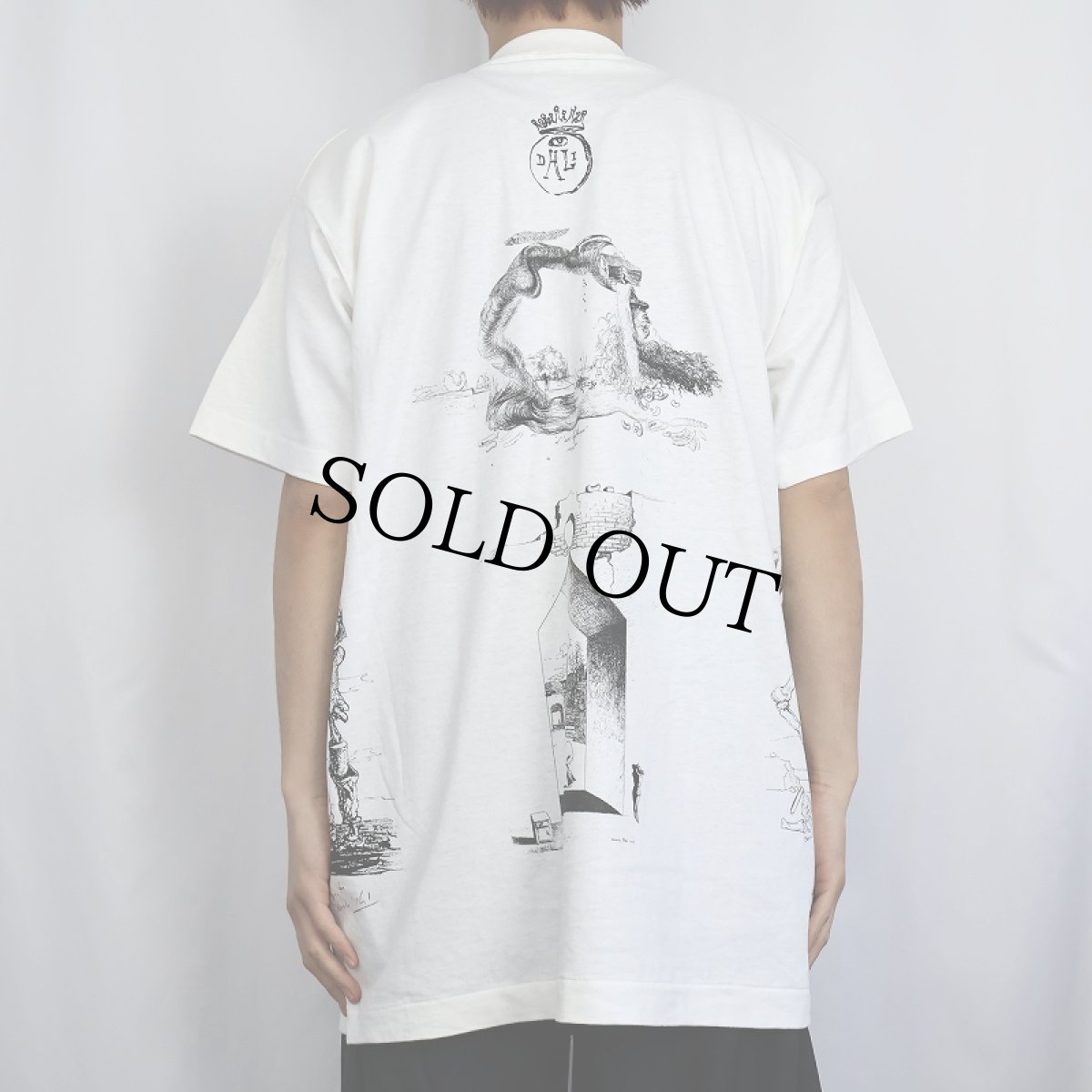 画像3: 90's SALVADOR DALI USA製 マルチプリント アートTシャツ DEADSTOCK XL (3)