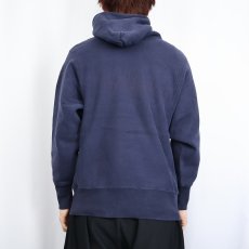 画像3: 70's Champion REVERSE WEAVE 青単色タグ USA製 "MICHIGAN WOMENS ATHLETICS" プリントスウェットフーディー S (3)