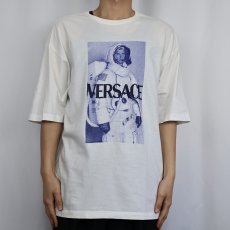 画像2: Bruce Weber "VERSACE" フォトプリントTシャツ XL (2)