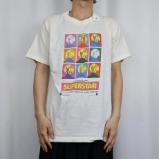 画像2: 90's Andy Warhol "SUPERSTAR" アートプリントTシャツ XL (2)