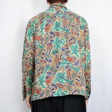 画像3: 50's VAN HEUSEN オールオーバーパターン レーヨンアロハシャツ L (3)