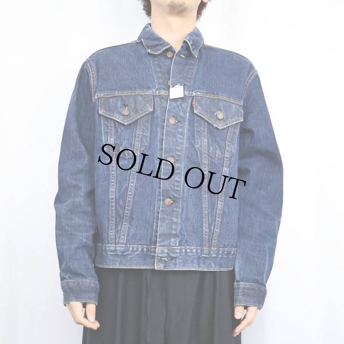 画像2: 60〜70's LEVI'S 70505 BIGE USA製 デニムジャケット (2)