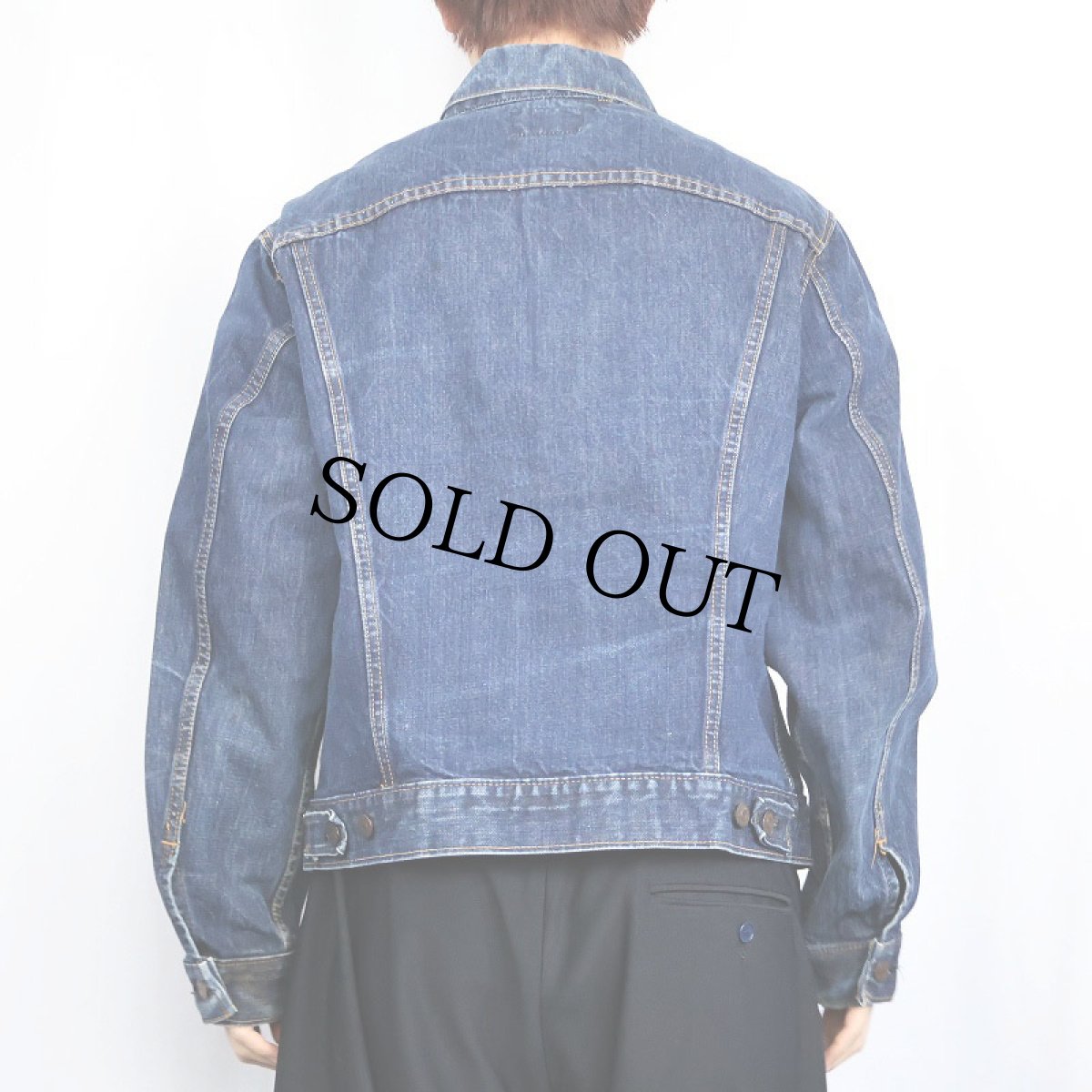 画像3: 60〜70's LEVI'S 70505 BIGE USA製 デニムジャケット (3)