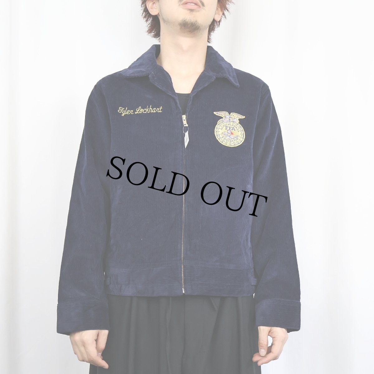 画像2: FFA "LOUISIANA SAM HOUSTON" ファーマーズコーデュロイジャケット size38 (2)