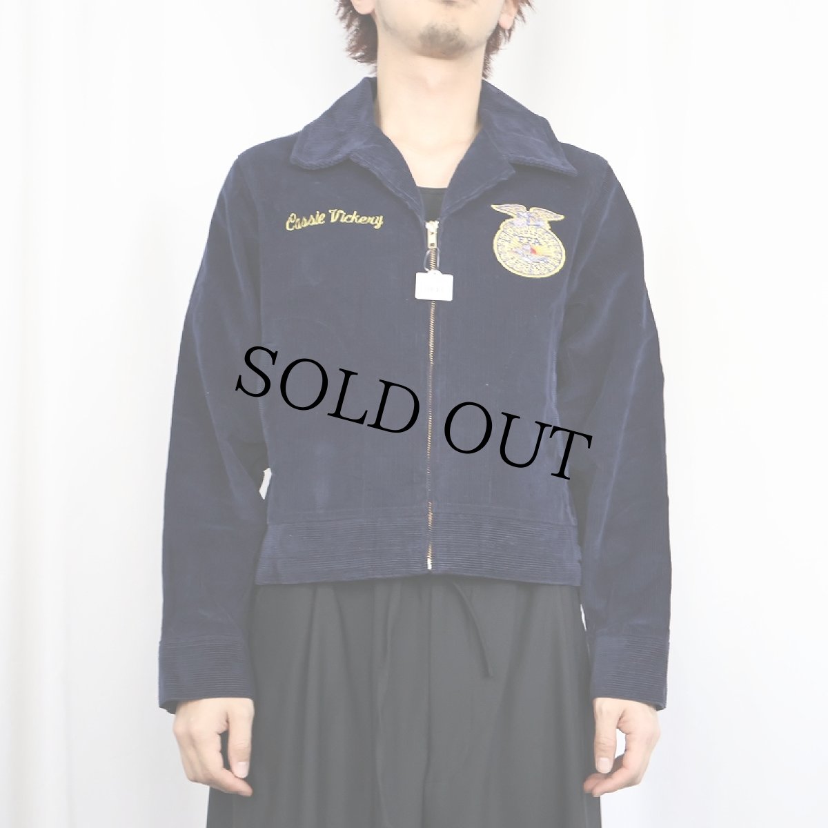 画像2: FFA "ALASKA NORTHERN SKY" ファーマーズコーデュロイジャケット size40 (2)