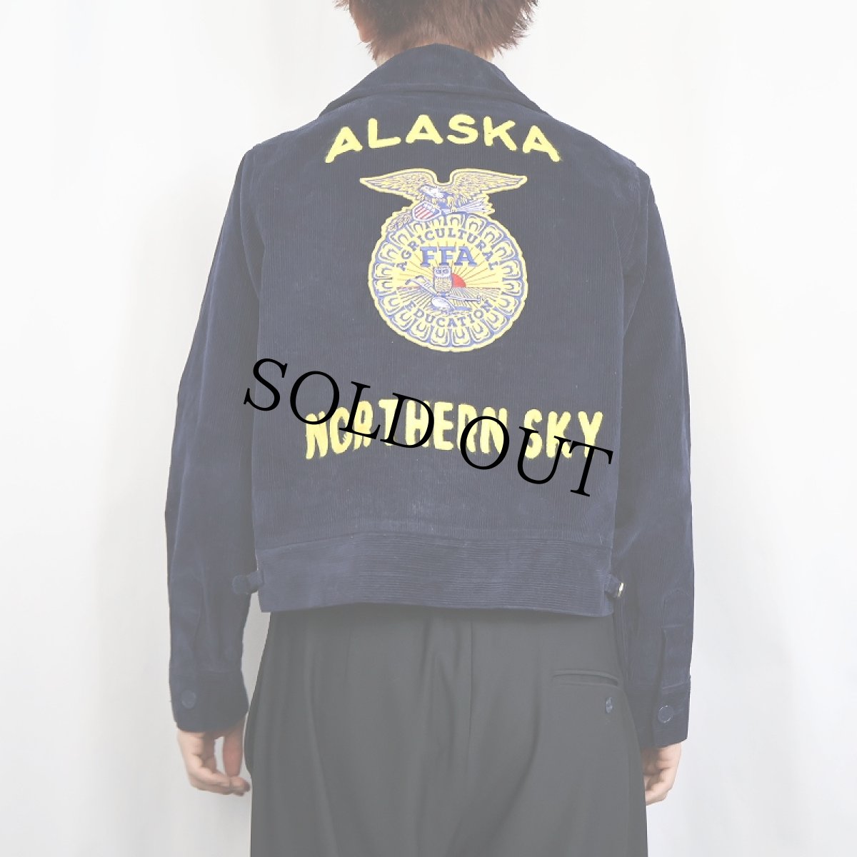 画像3: FFA "ALASKA NORTHERN SKY" ファーマーズコーデュロイジャケット size40 (3)