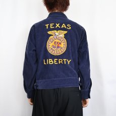 画像3: 80's FFA "TEXAS LIBERTY" ファーマーズコーデュロイジャケット size38 (3)