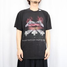 画像2: 90's METALLICA "MASTER OF PUPPETS" ヘヴィメタルバンドプリントTシャツ L (2)