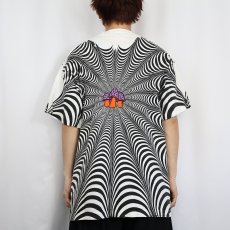 画像3: 90's マッシュルーム サイケデリック 大判プリントTシャツ XL (3)