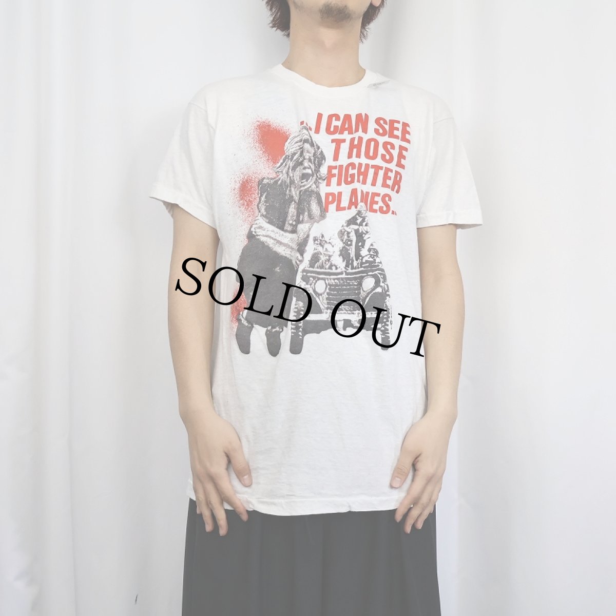 画像3: 80's U2 USA製 "BULLET THE BLUE SKY" ロックバンドプリントTシャツ XL (3)