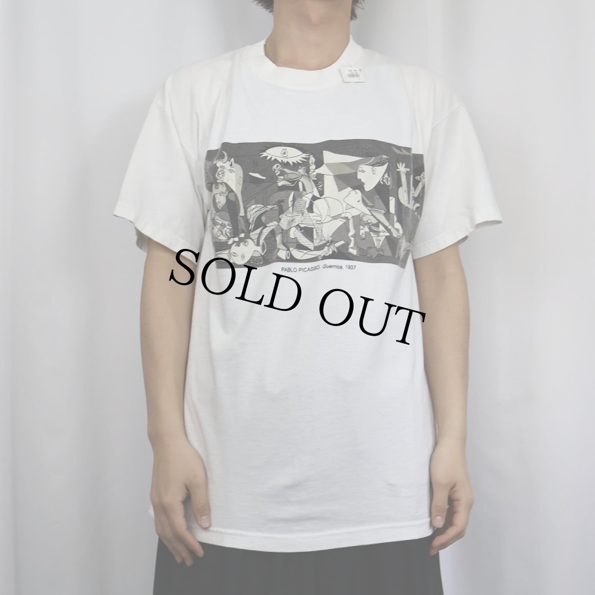 画像2: Pablo Picasso "Guernica" アートプリントTシャツ L (2)