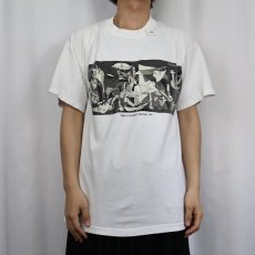 画像2: Pablo Picasso "Guernica" アートプリントTシャツ L (2)