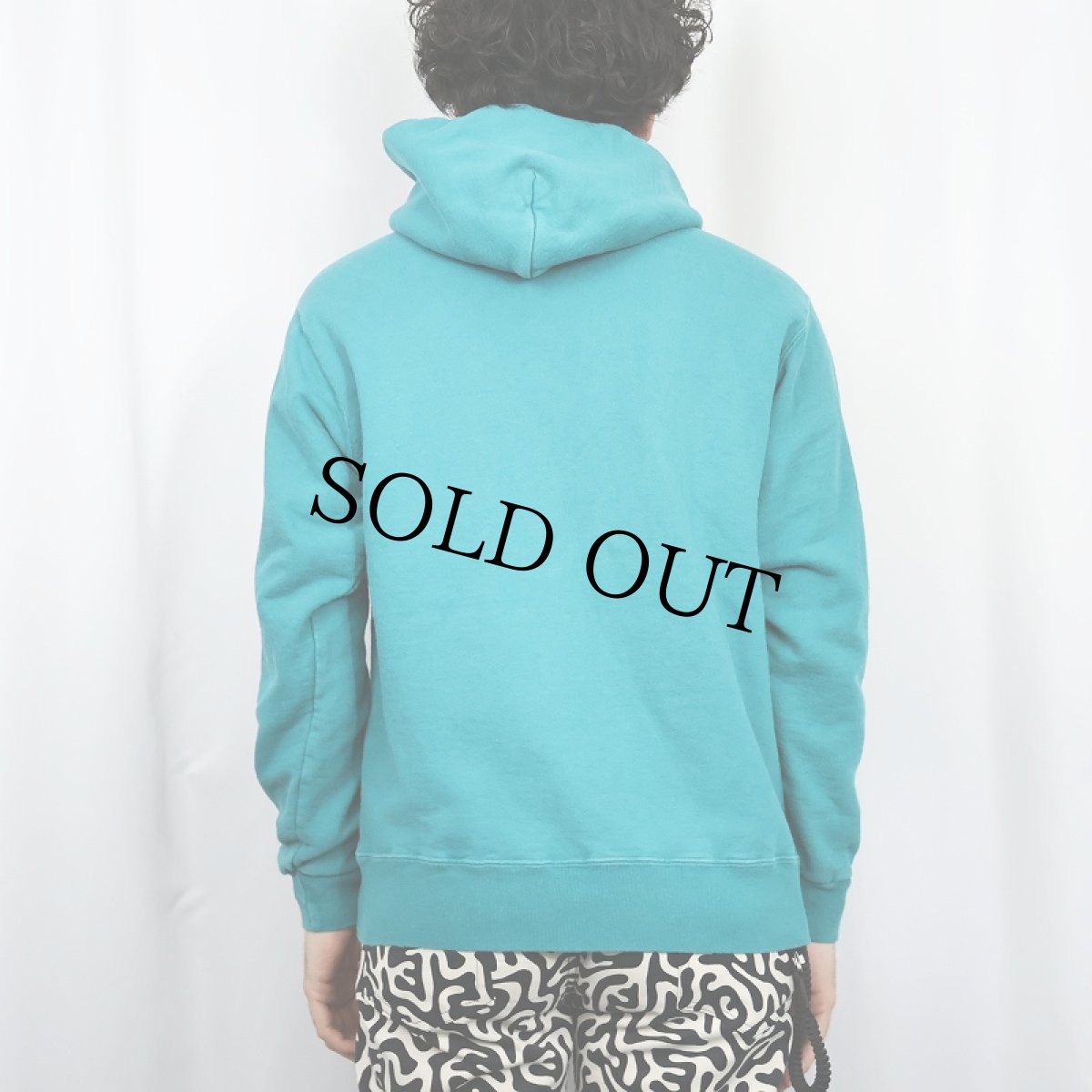 画像3: 【SALE】 90's Champion USA製 ロゴ刺繍 前Vスウェットフーディー L (3)