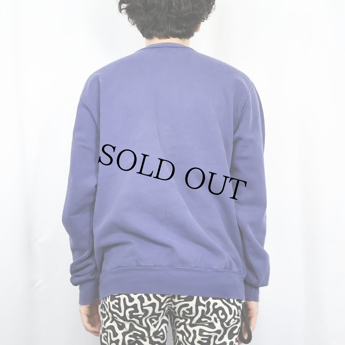 画像3: 90's Champion USA製 ロゴ刺繍 前Vスウェット L (3)