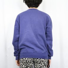 画像3: 90's Champion USA製 ロゴ刺繍 前Vスウェット L (3)