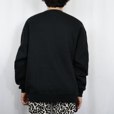 画像3: 90's〜 RUSSELL ATHLETIC 前V 無地スウェット BLACK XL (3)