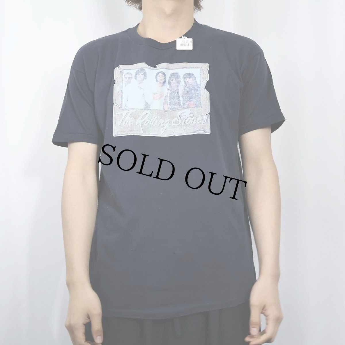 画像2: 80's The Rolling Stones ロックバンドフォトTシャツ (2)