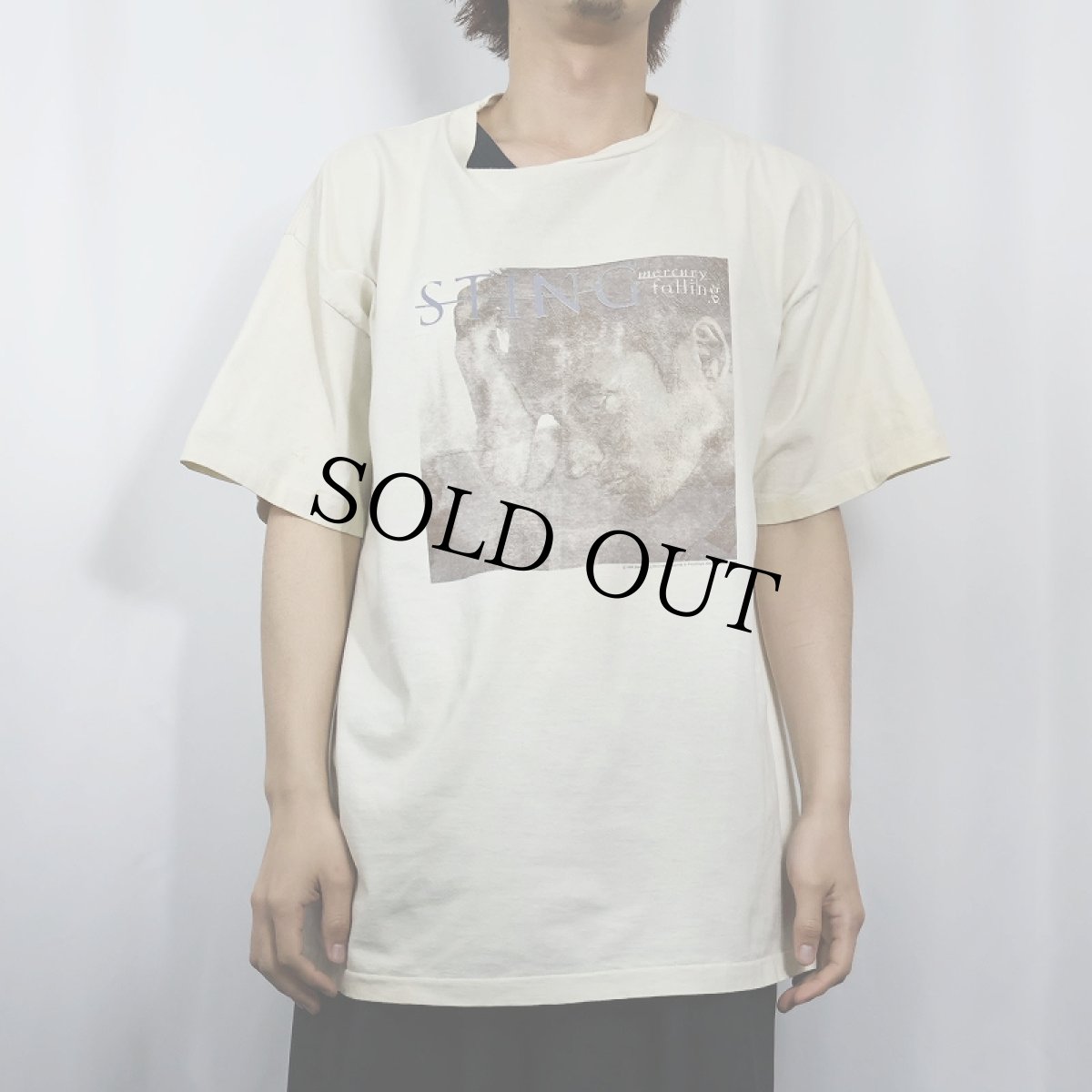 画像3: 1996 STING ミュージシャンツアーTシャツ XL (3)