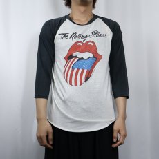 画像3: 1981 The Rolling Stones ロックバンドラグランTシャツ L (3)