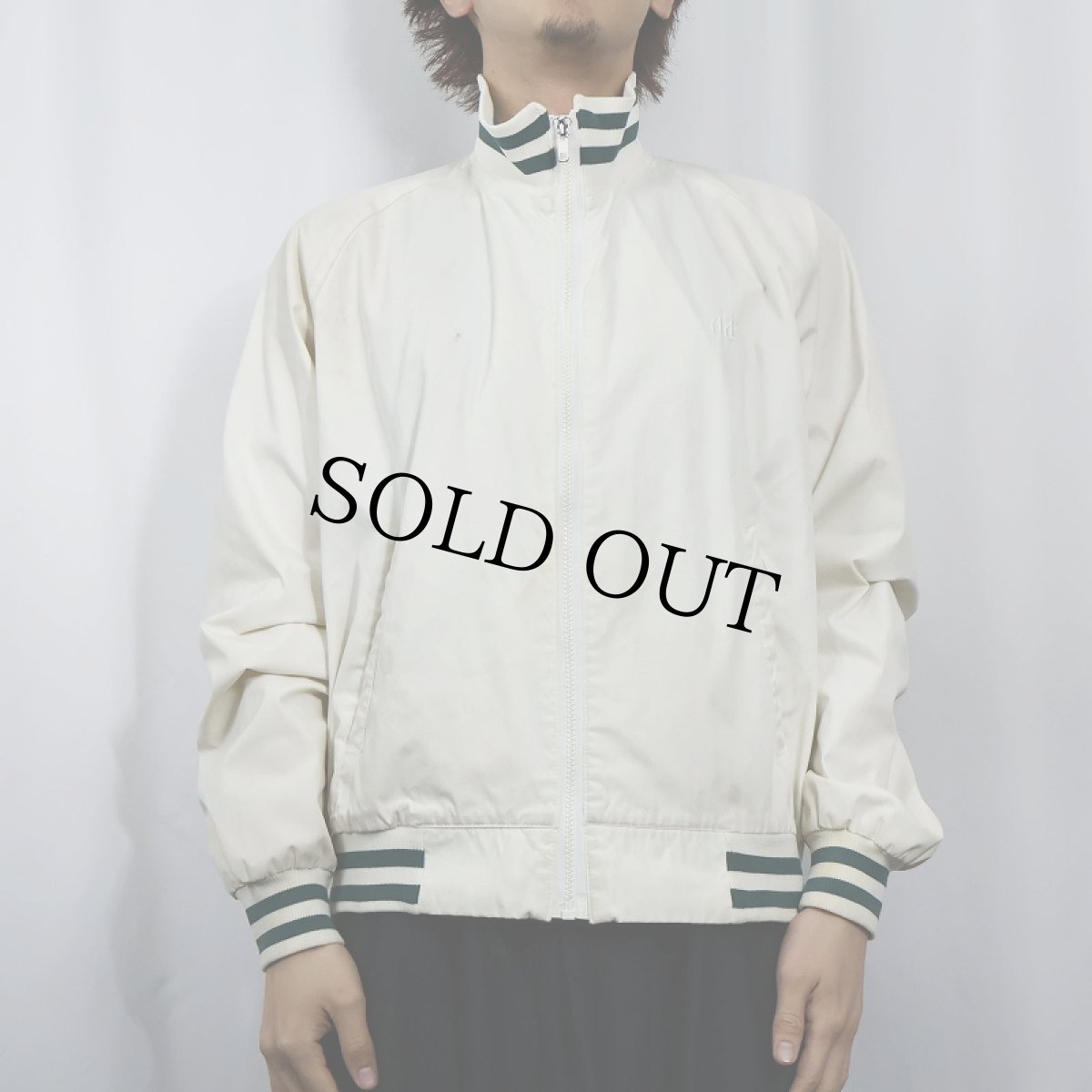 画像2: 80's Abercrombie & Fitch × Champion USA製 コットンジップジャケット (2)