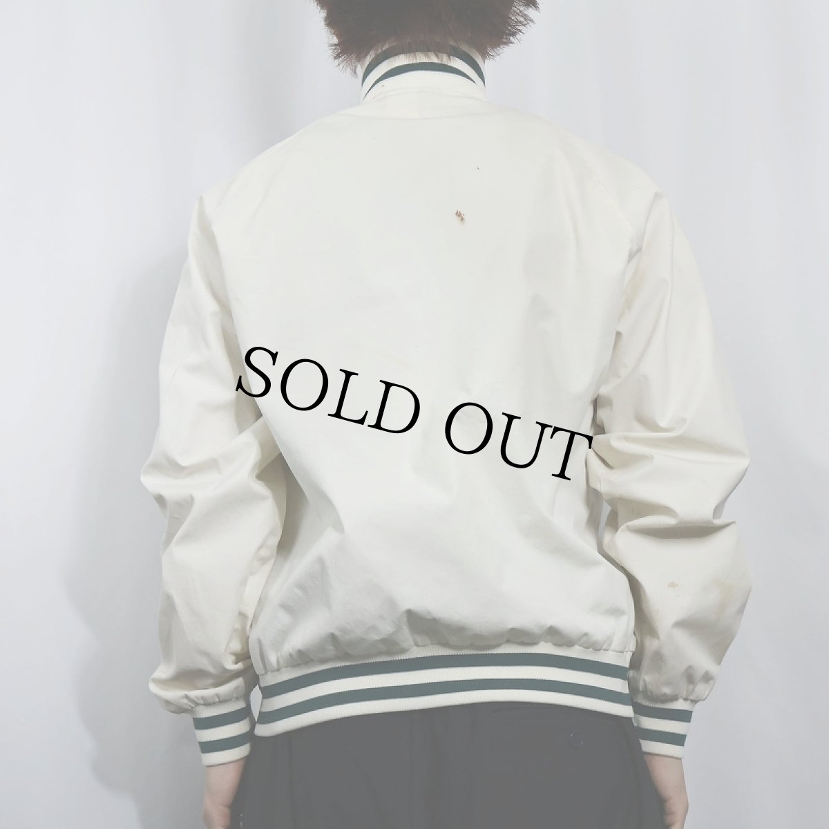 画像3: 80's Abercrombie & Fitch × Champion USA製 コットンジップジャケット (3)