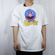 画像2: 90's SESAMI STREET USA製 "GROVER" キャラクタープリントTシャツ XL (2)