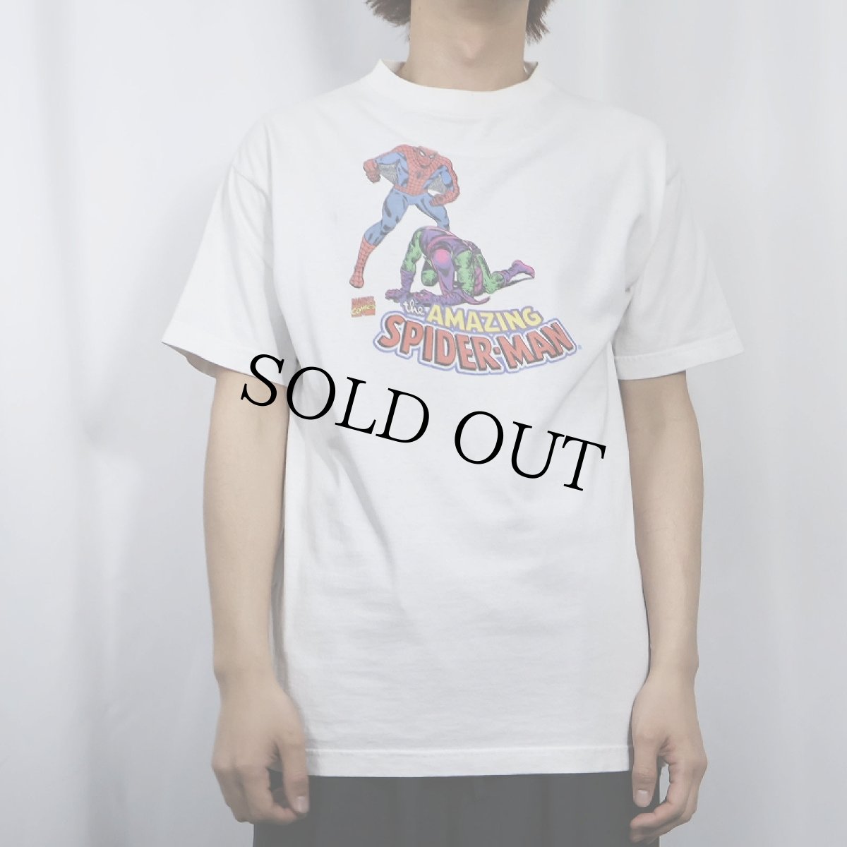 画像2: 2006 MARVEL COMICS "SPIDER-MAN" キャラクタープリントTシャツ M (2)