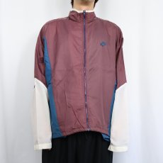 画像3: 90's NIKE 銀タグ 切り替えデザイン ナイロンジップジャケット L (3)